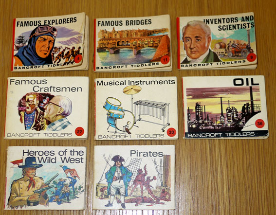 Bancroft Tiddlers miniature books