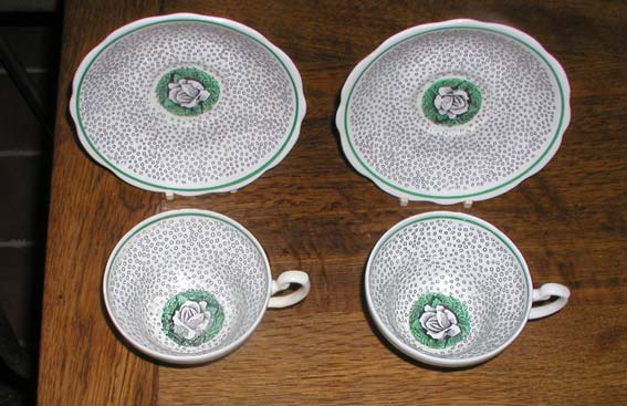 Graham Sutherland rose pattern china teacup