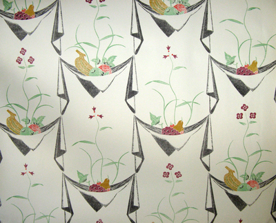 Edward Bawden original wallpaper sheet