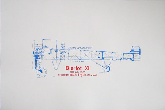 Louis Bleriot blueprint