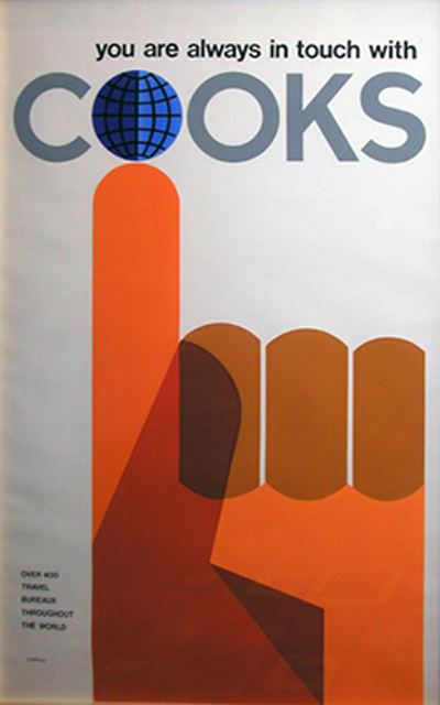 Tom Eckersley Cooks poster 1960's