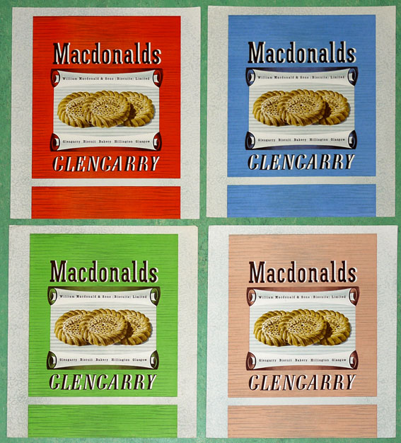 Barnett Freedman lithograph biscuit wrappers 1940's