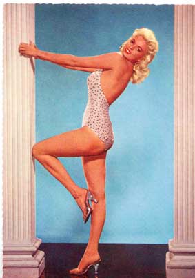 vintage postcard Jayne Mansfield