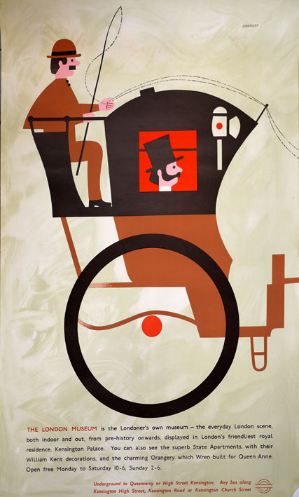 Tom Eckersley poster London Transport