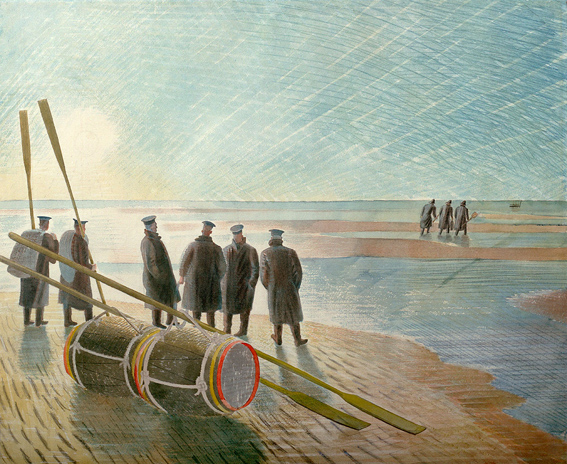 Ravilious Dangerous Work at Low Tide giclee print