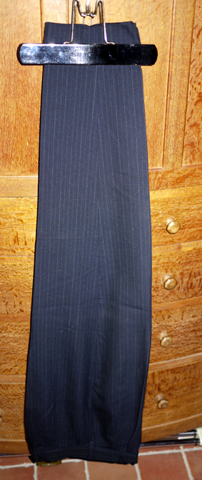 Dries Van Noten pinstripe wool trousers