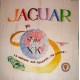 rare Jaguar XK artwork on silk, c.1950's