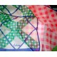 fab Echo silk chiffon foulard, pink gingham and green/blue tartan