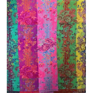 KENZO Paris wool/silk bright stole, 1990s