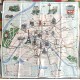 c.1950s pictorial Paris Metro tube map